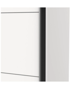 Armadio ante scorrevoli "ghost" bianco 148x59x203 cm